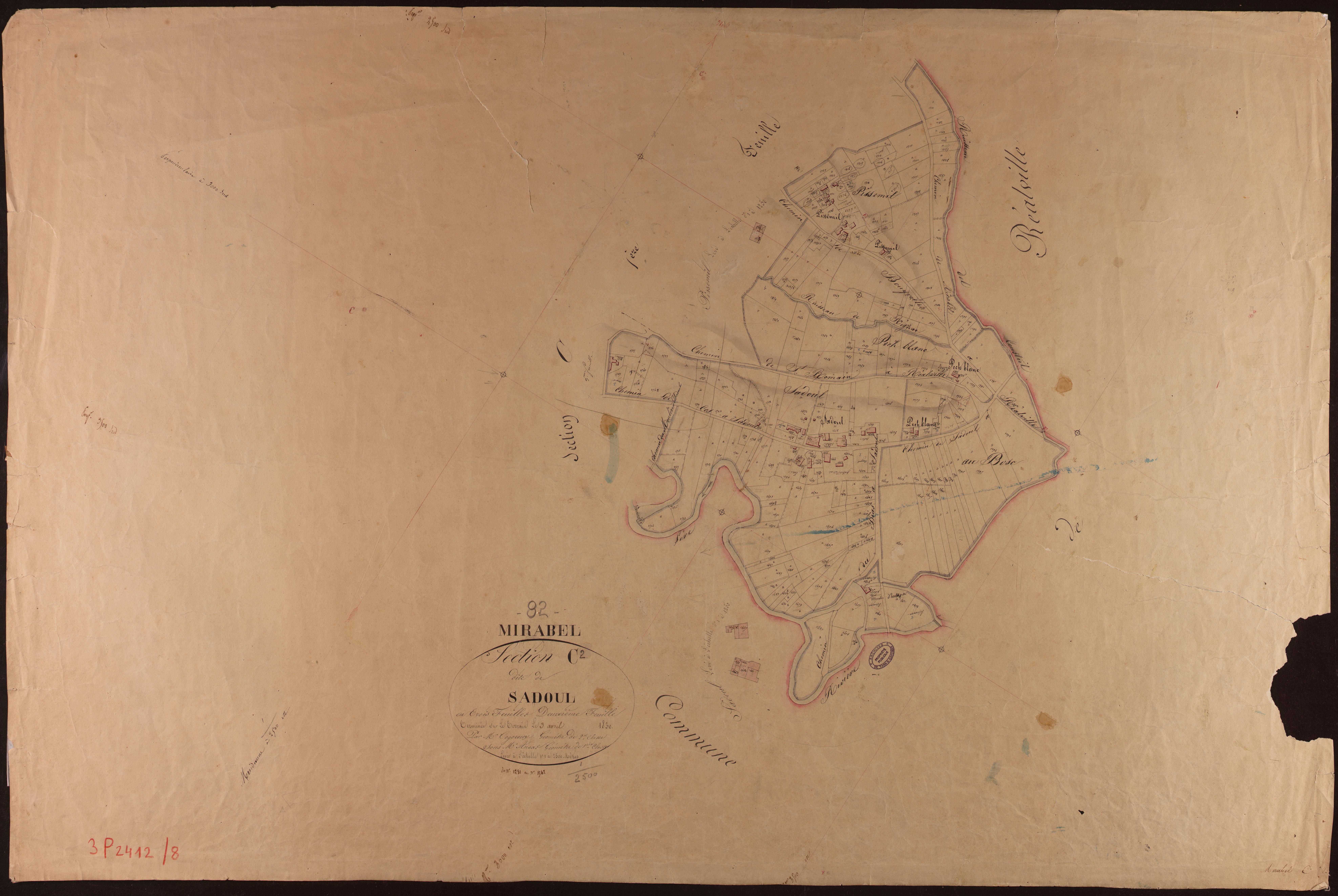 Mirabel - Section C - Sadoul, 2e feuille