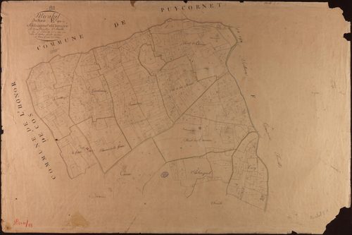 Mirabel - Section E - Patouquet et Carrière, 1ère feuille