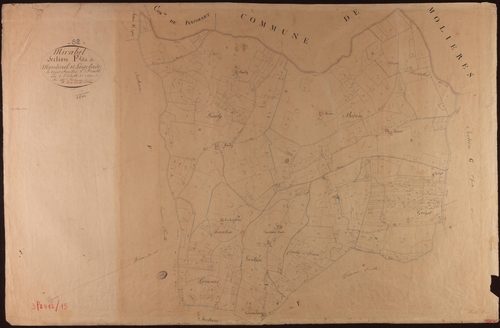 Mirabel - Section F - Mondinel et Lusclade, 1ère feuille