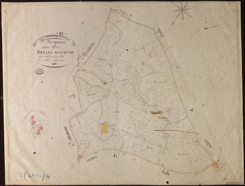 Miramont-de-Quercy - Section A - Bellecassagne, 3e feuille
