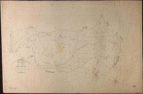 Miramont-de-Quercy - Section B - Miramont, 1ère feuille