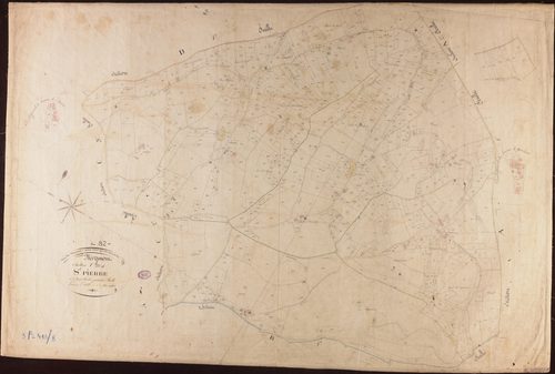 Miramont-de-Quercy - Section C - Saint-Pierre, 1ère feuille