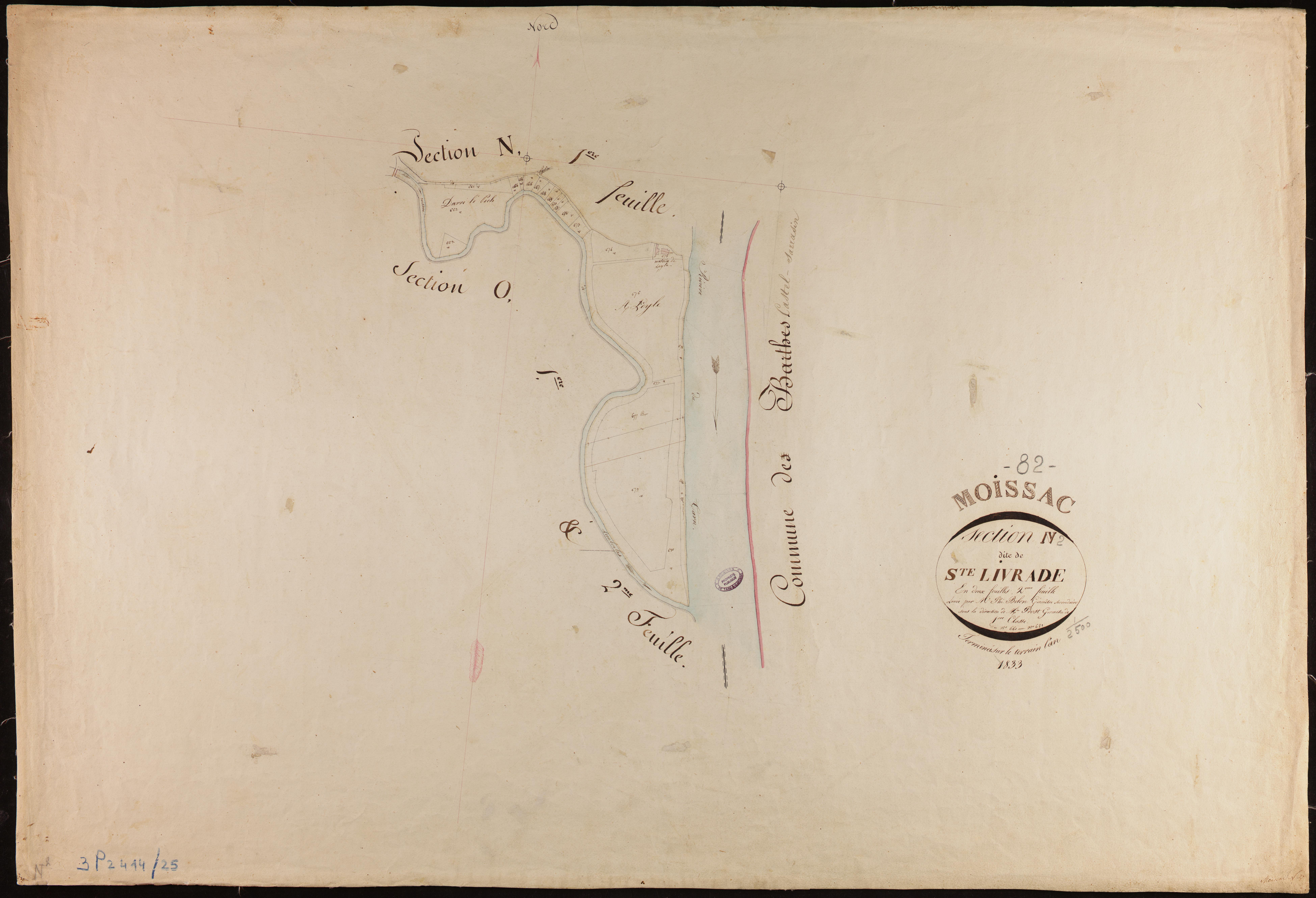 Moissac - Section N - Sainte-Livrade, 2e feuille