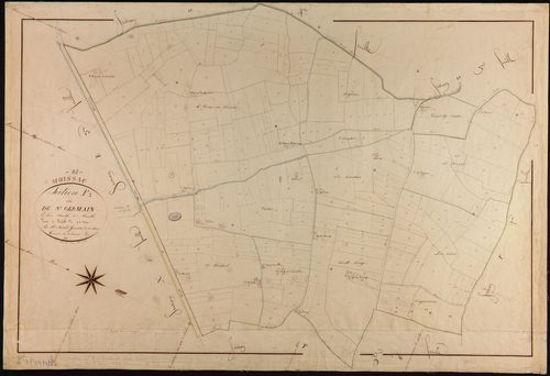 Moissac - Section P - Saint-Germain, 1ère feuille