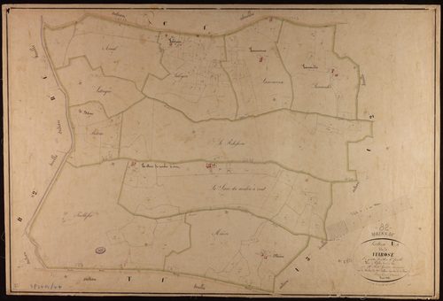 Moissac - Section U - Viarose, 1ère feuille