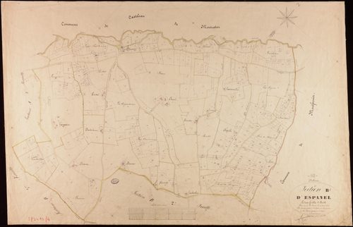 Molières - Section B - Espanel, 1ère feuille