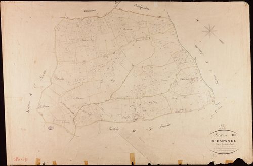 Molières - Section B - Espanel, 2e feuille