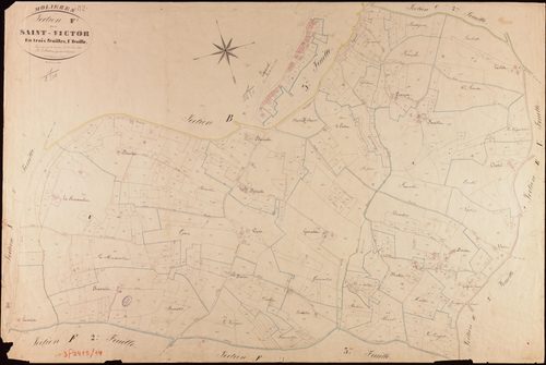 Molières - Section F - Saint-Victor, 1ère feuille
