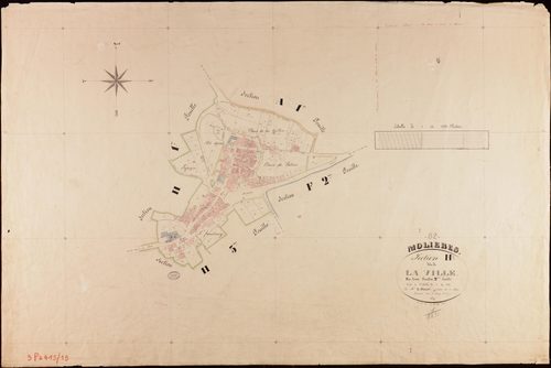 Molières - Section H - La Ville, 2e feuille