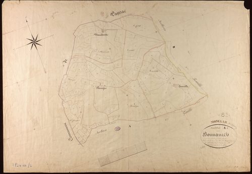 Monclar-de-Quercy - Section A - Bonnanech, 1ère feuille
