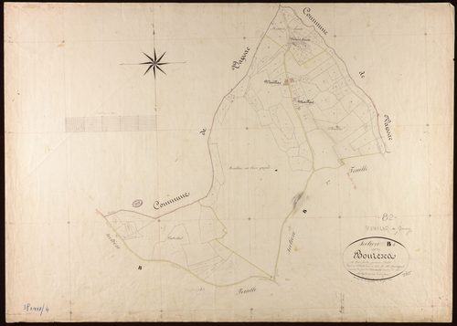 Monclar-de-Quercy - Section B - Les Boureses, 1ère feuille