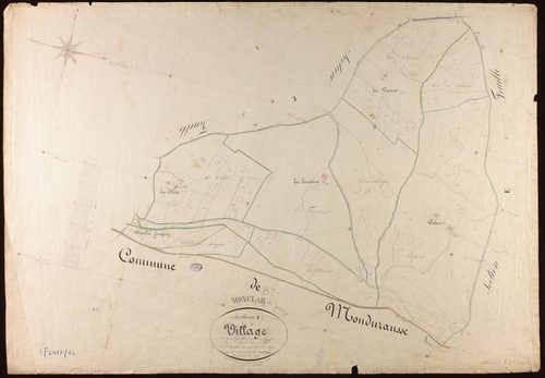 Monclar-de-Quercy - Section E - Le Village, 2e feuille