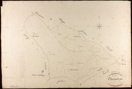 Monclar-de-Quercy - Section I - Chouastrac, 1ère feuille
