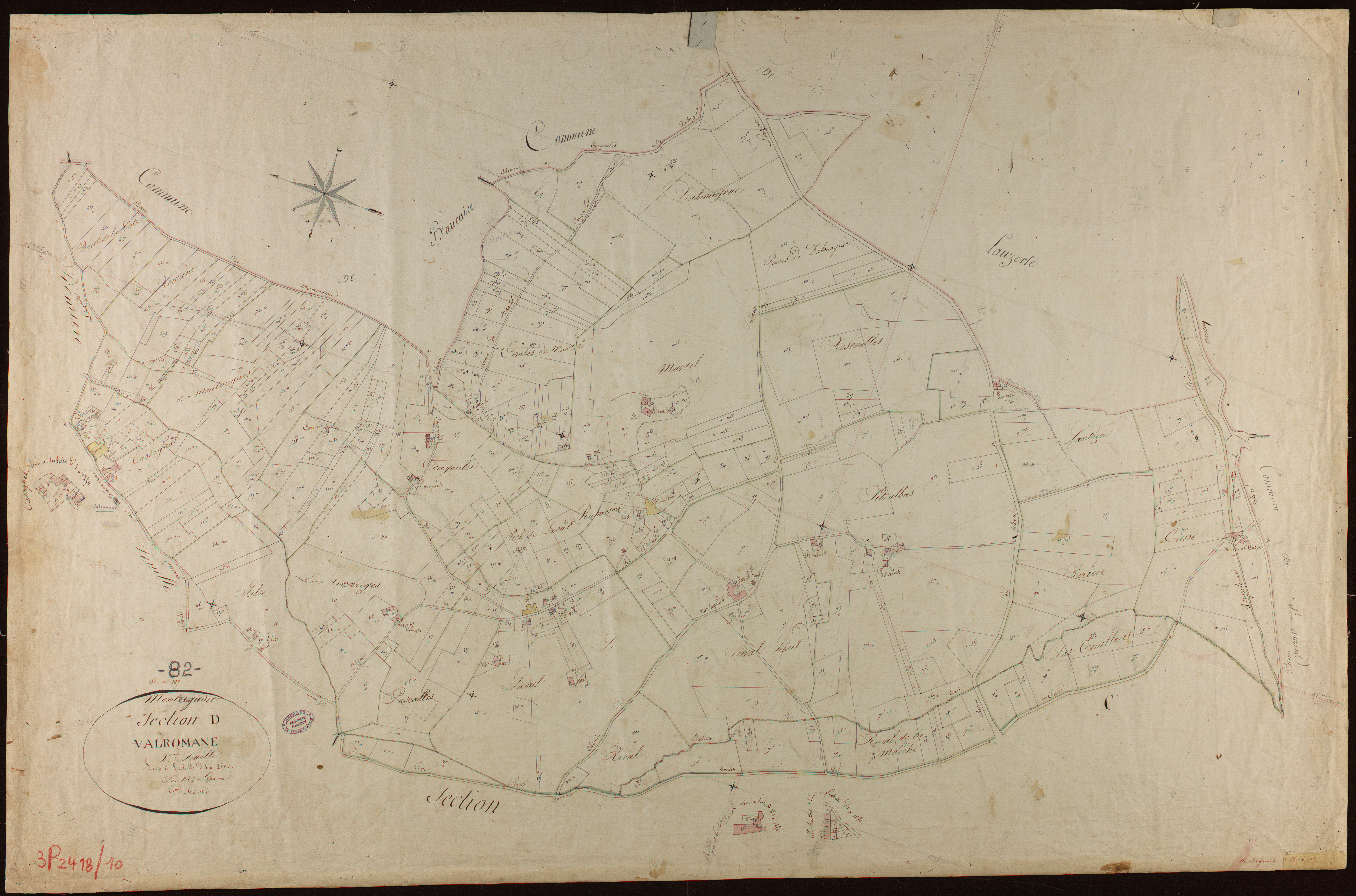 Montagudet - Section D - Valromane, 2e feuille