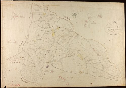 Montagudet - Section B - Saint-Rémy, 1ère feuille
