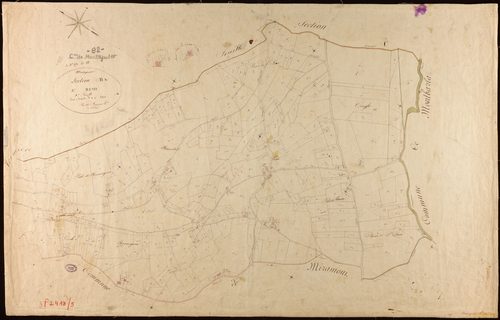 Montagudet - Section B - Saint-Rémy, 2e feuille