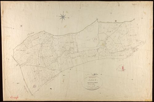 Montagudet - Section C - Montagudet, 1ère feuille