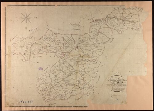 Montaigu-de-Quercy - Tableau d'assemblage, 1ère feuille