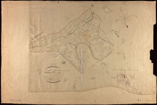 Montaigu-de-Quercy - Section A - Couloussac, 1ère feuille