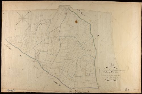 Montaigu-de-Quercy - Section B - Bonnaval, 3e feuille