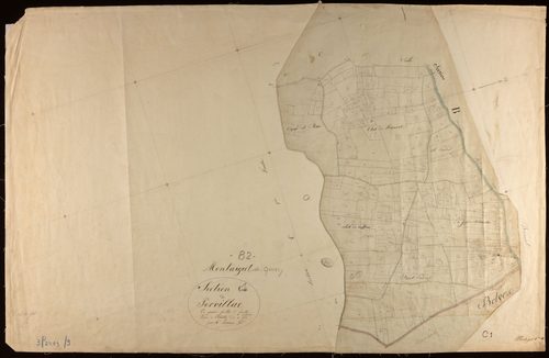 Montaigu-de-Quercy - Section C - Pervillac, 1ère feuille