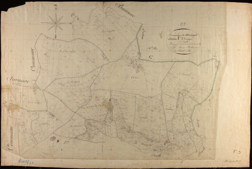 Montaigu-de-Quercy - Section F - Aurignac, 5e feuille