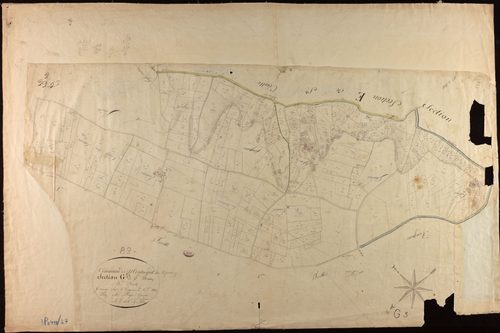 Montaigu-de-Quercy - Section G - Saint-Martin, 3e feuille