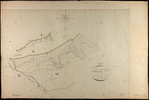 Montaigu-de-Quercy - Section G - Saint-Martin, 4e feuille