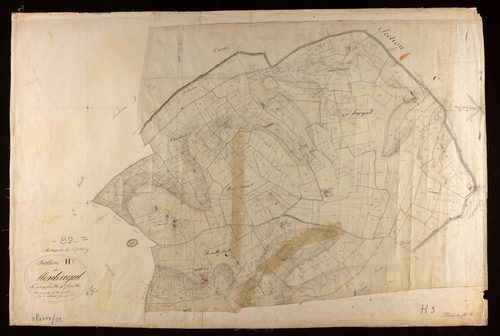 Montaigu-de-Quercy - Section H - Montaigut, 3e feuille