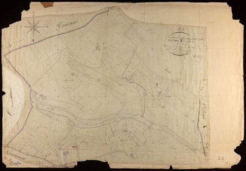 Montaigu-de-Quercy - Section L - Lagardette, 2e feuille