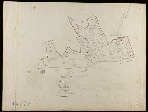 Montaigu-de-Quercy - Section L - Lagardette, 4e feuille