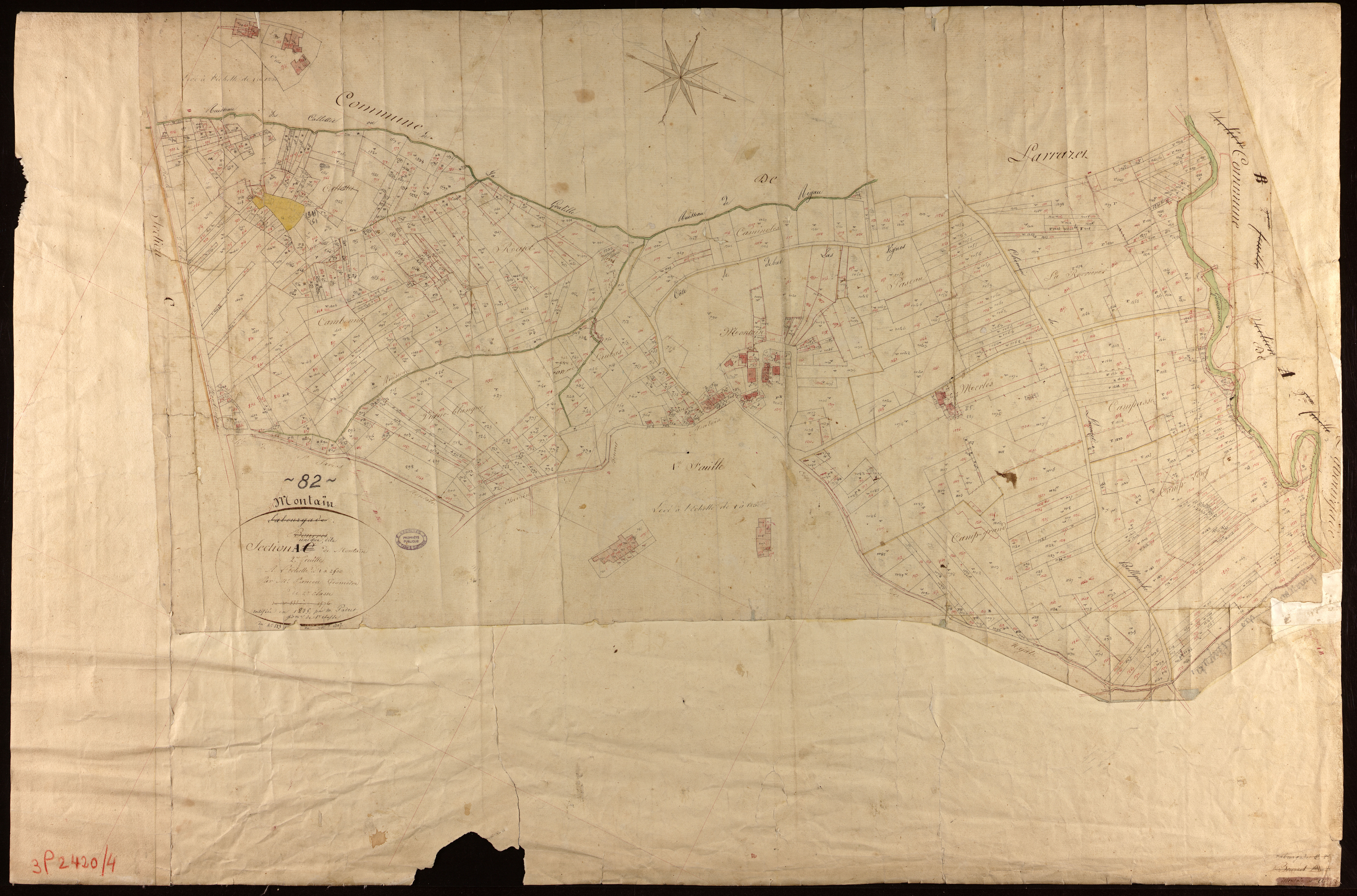 Montain - Section A - Montaïn, 2e feuille