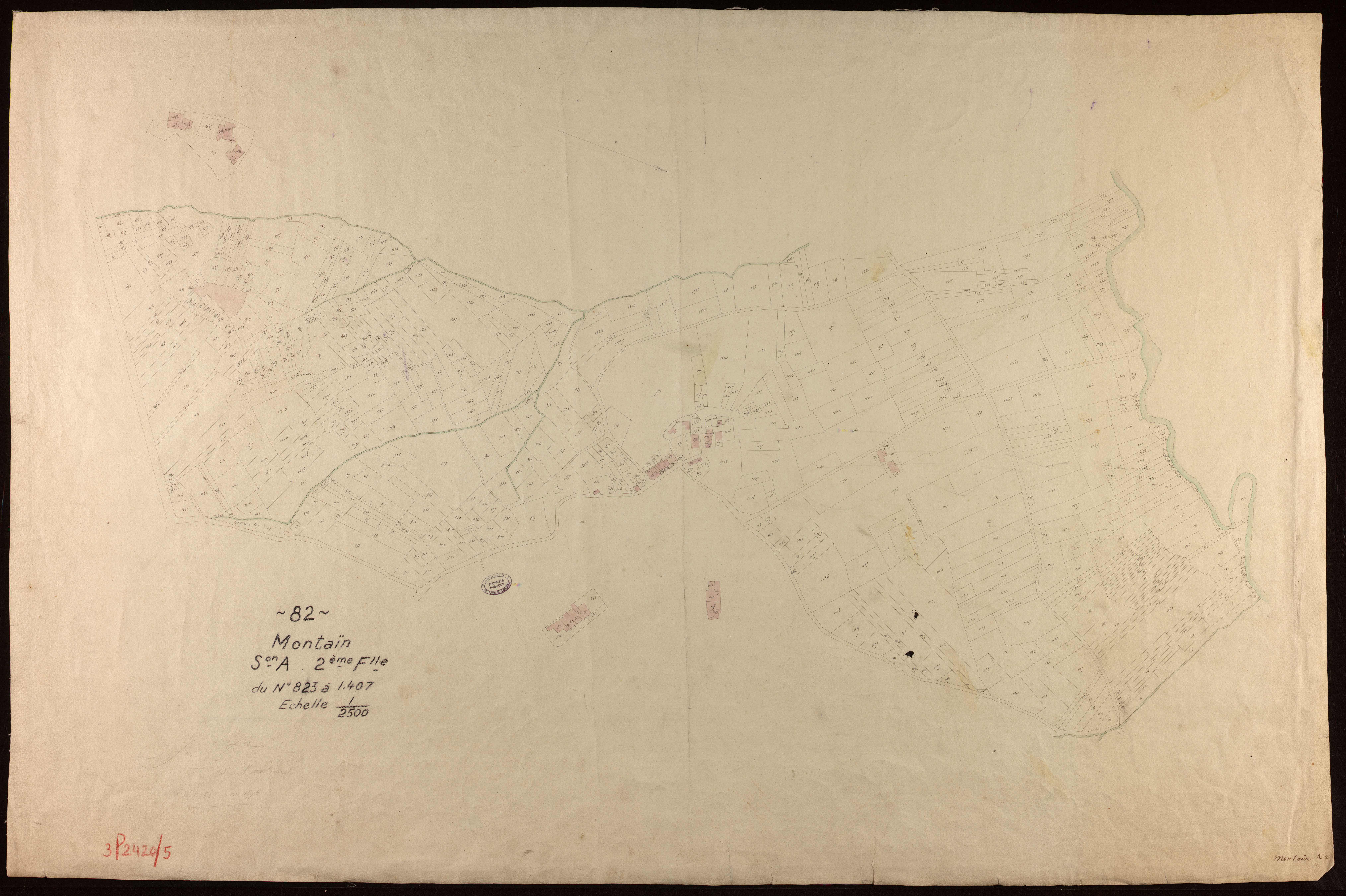 Montain - Section A - Montaïn, 2e feuille, copie