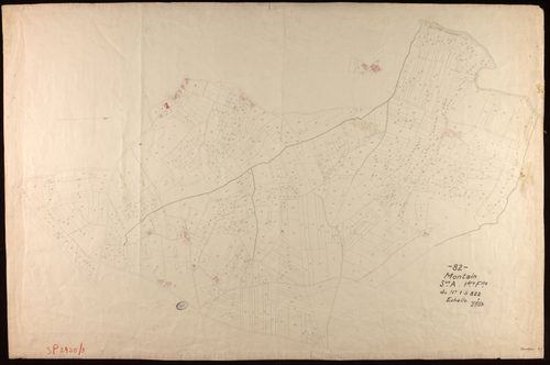Montain - Section A - Montaïn, 1ère feuille, copie