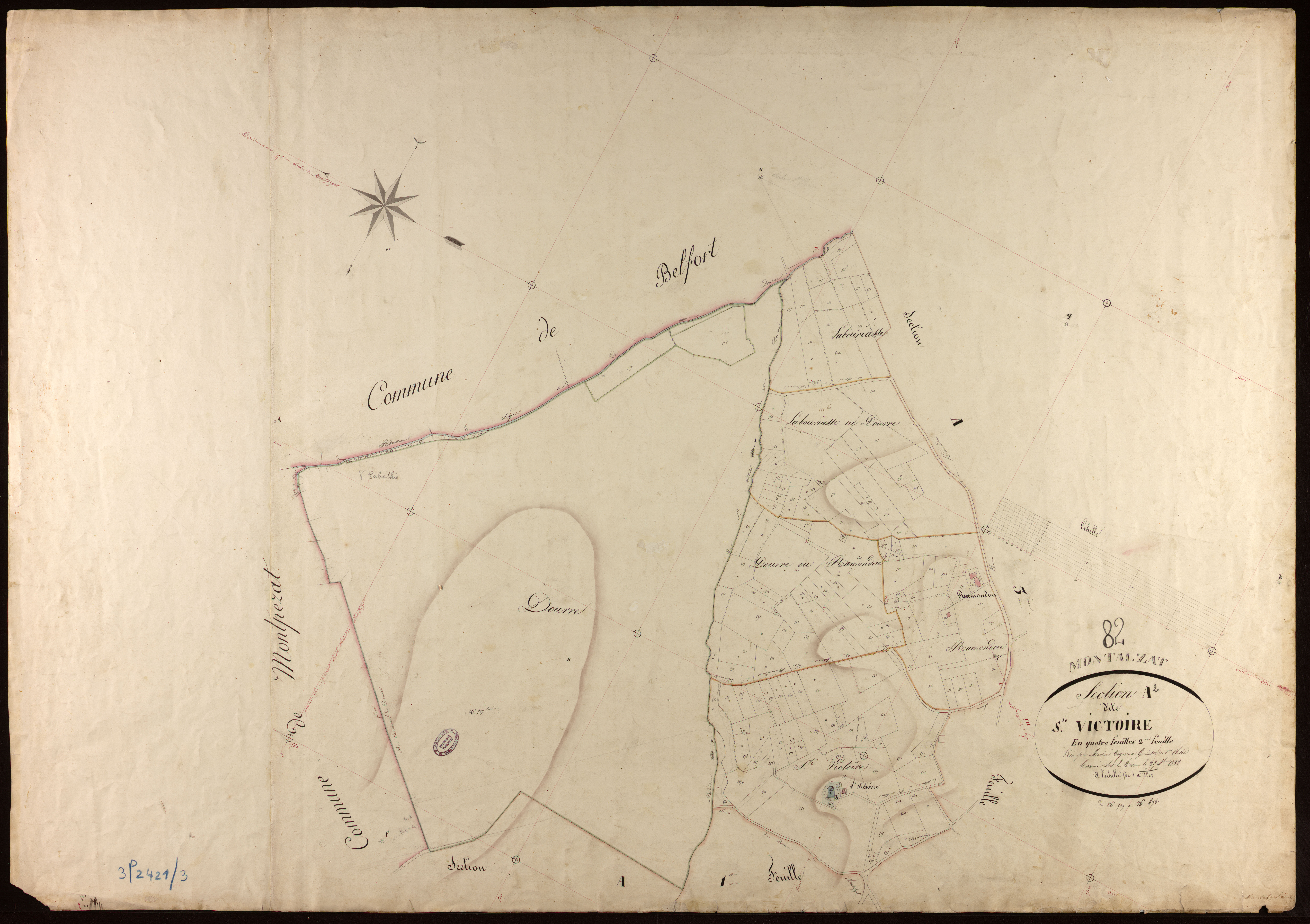 Montalzat - Section A - Sainte-Victoire, 2e feuille