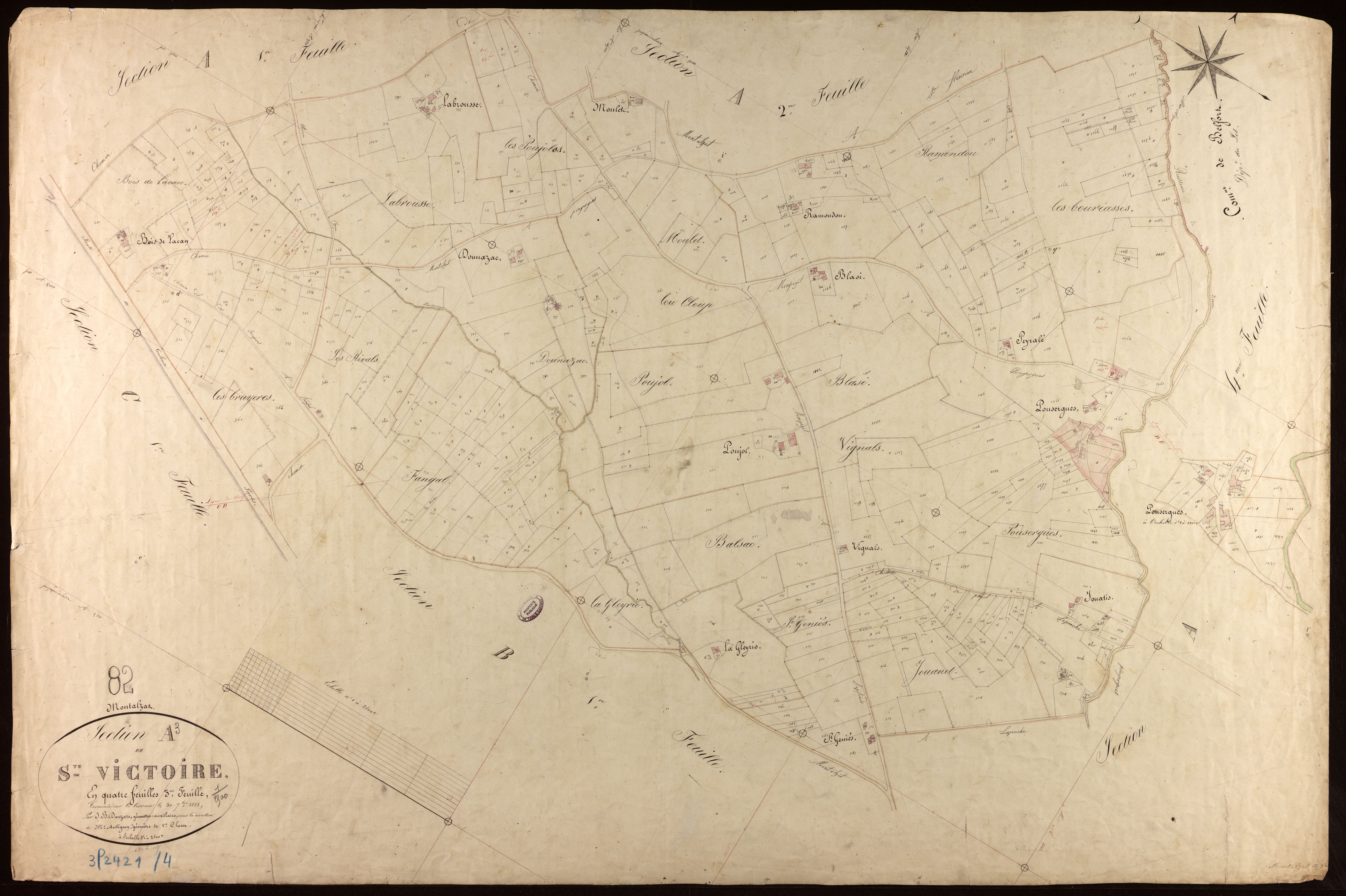 Montalzat - Section A - Sainte-Victoire, 3e feuille