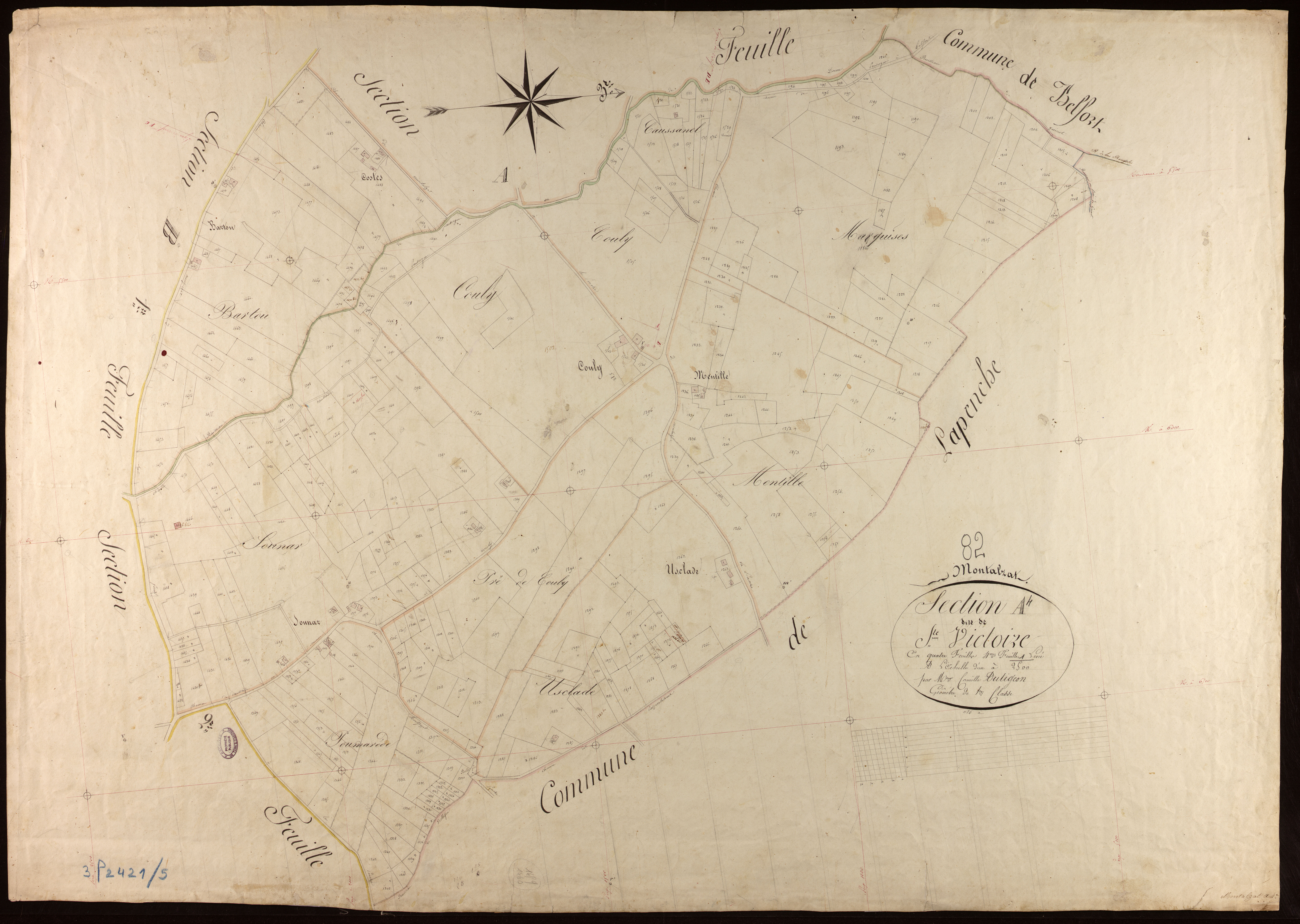 Montalzat - Section A - Sainte-Victoire, 4e feuille