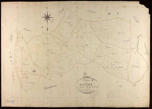 Montalzat - Section B - Saint-Julien, 3e feuille