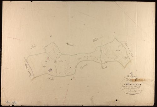 Montalzat - Section E - Montalzat, 3e feuille