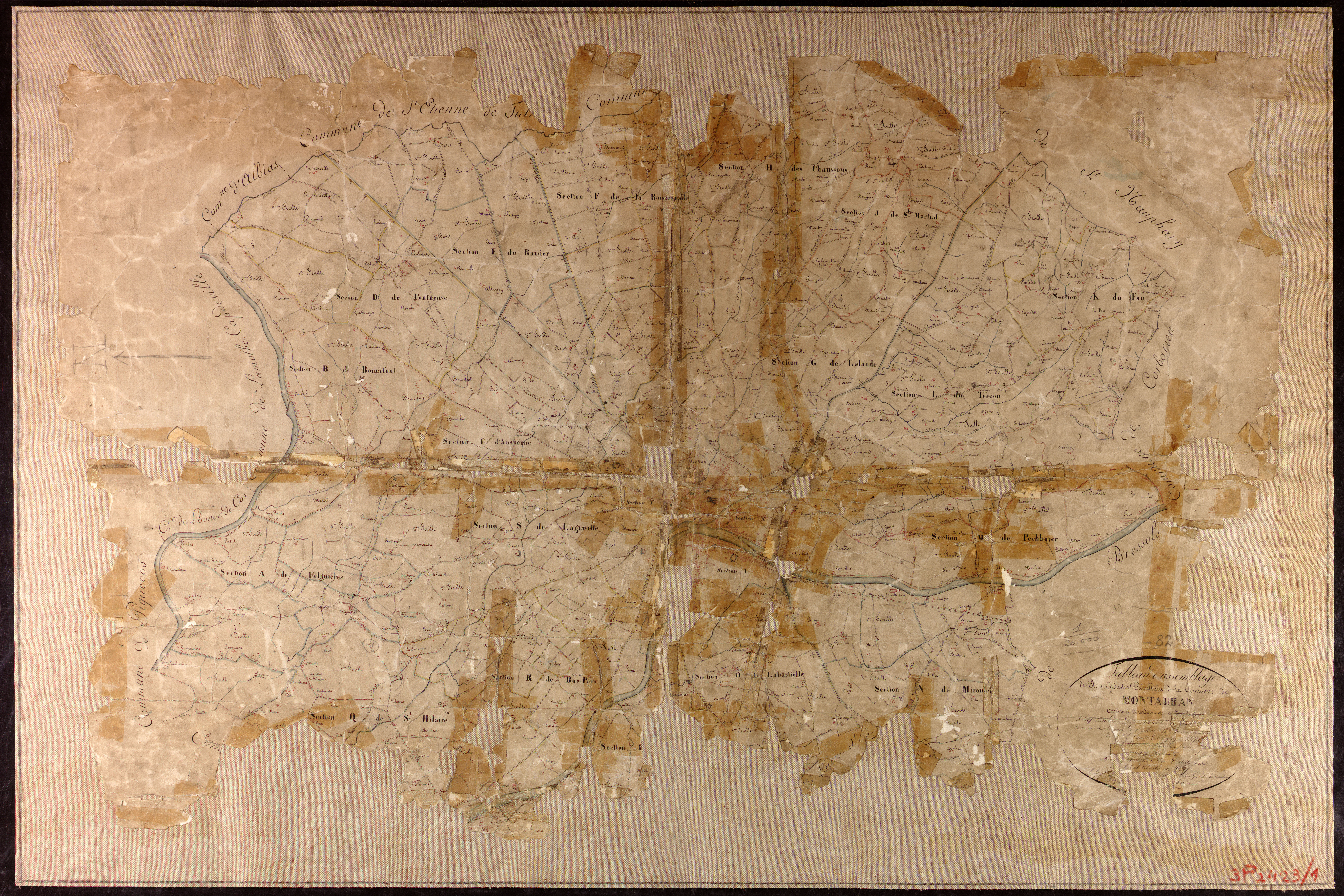 Montauban - Tableau d'assemblage