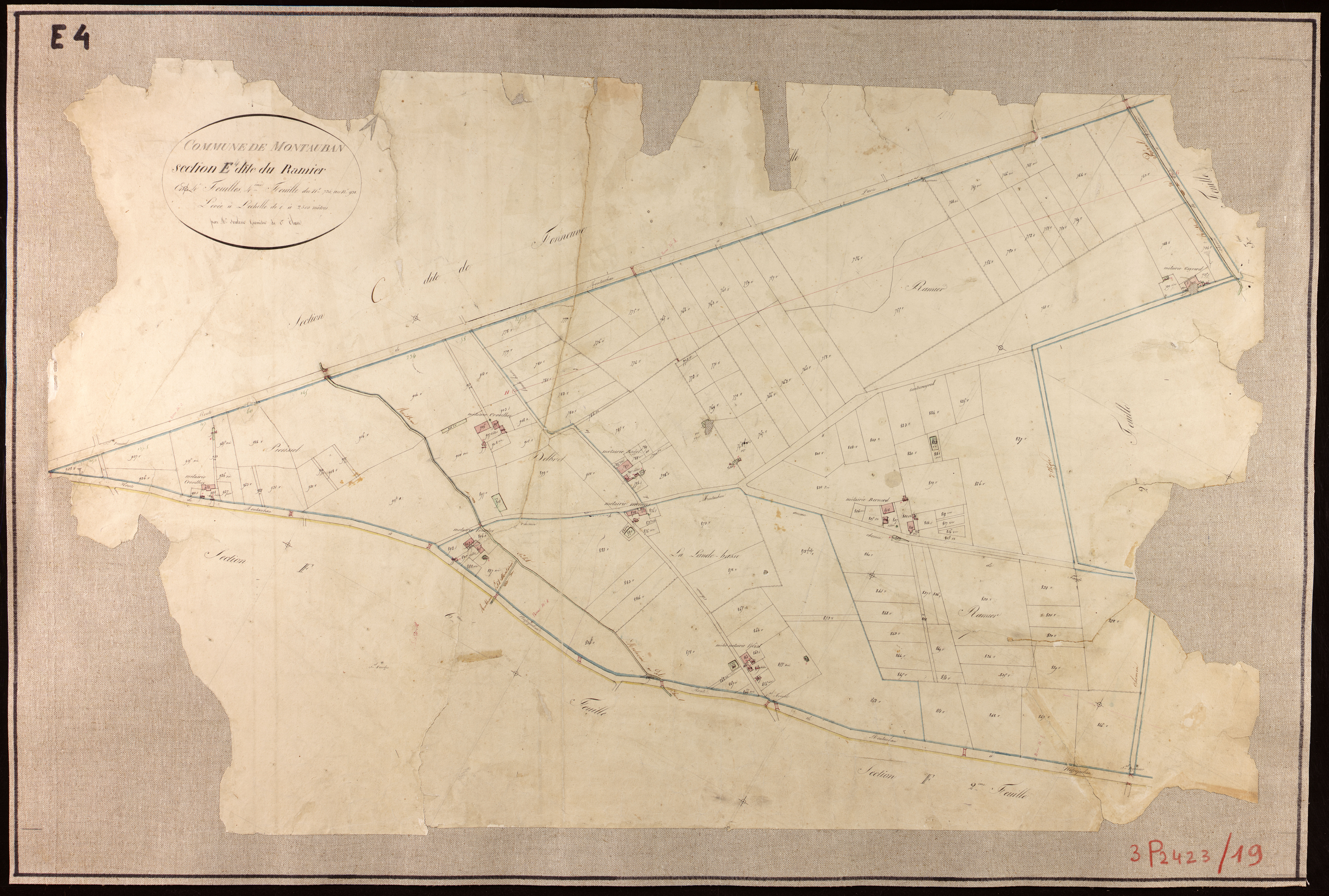 Montauban - Section E - Le Ramier, 4e feuille