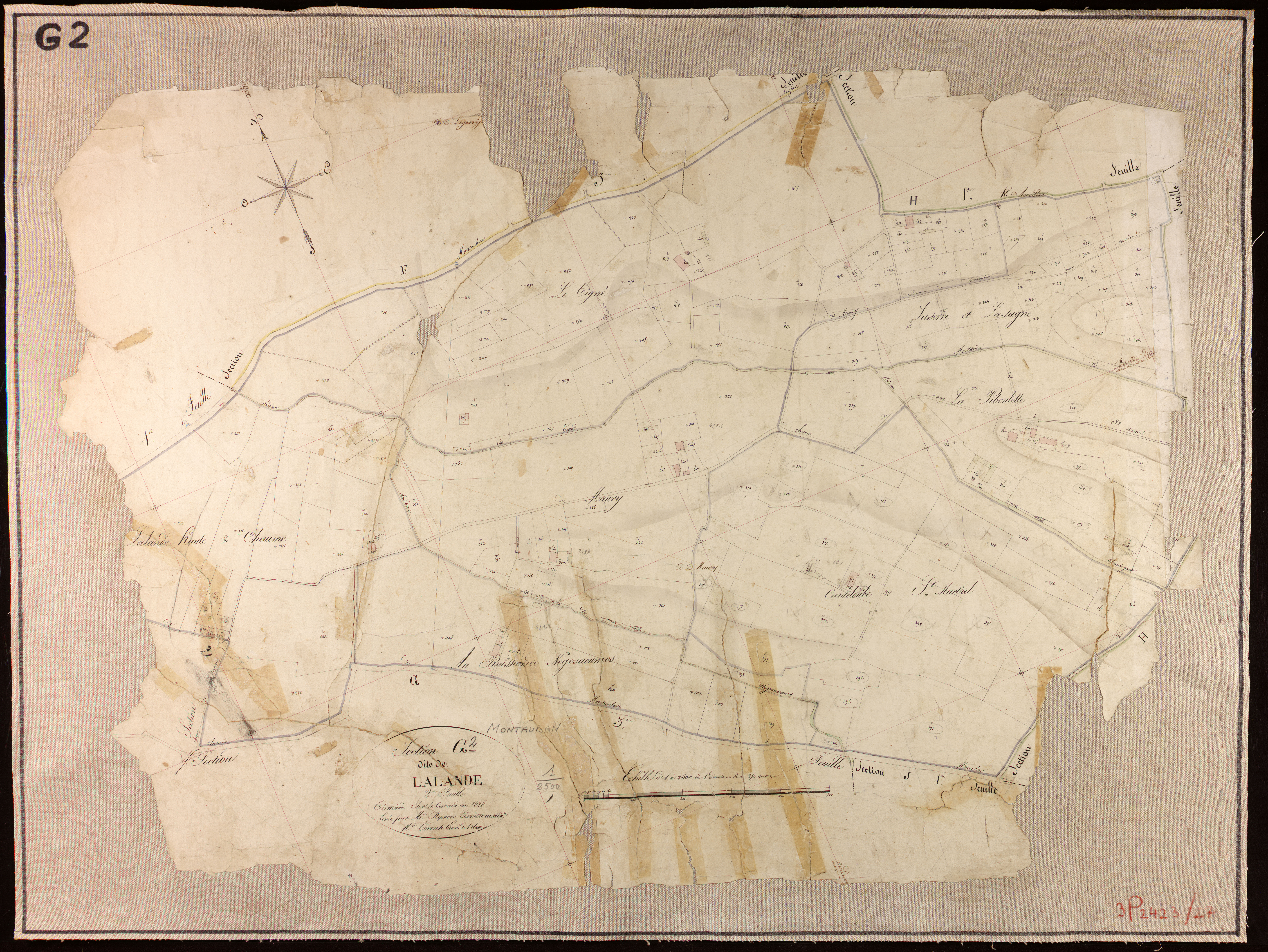 Montauban - Section G - Lalande, 2e feuille
