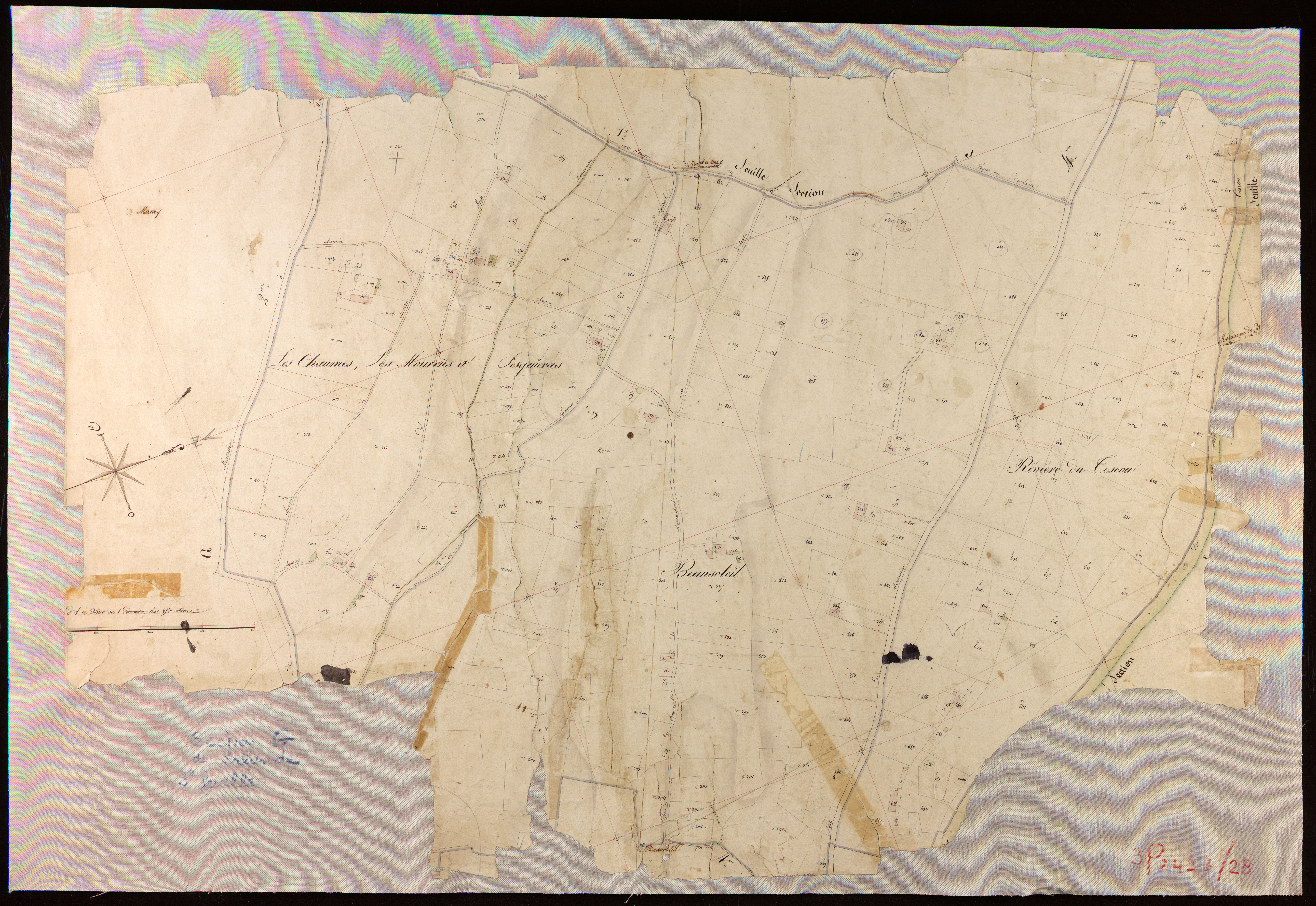 Montauban - Section G - Lalande, 3e feuille