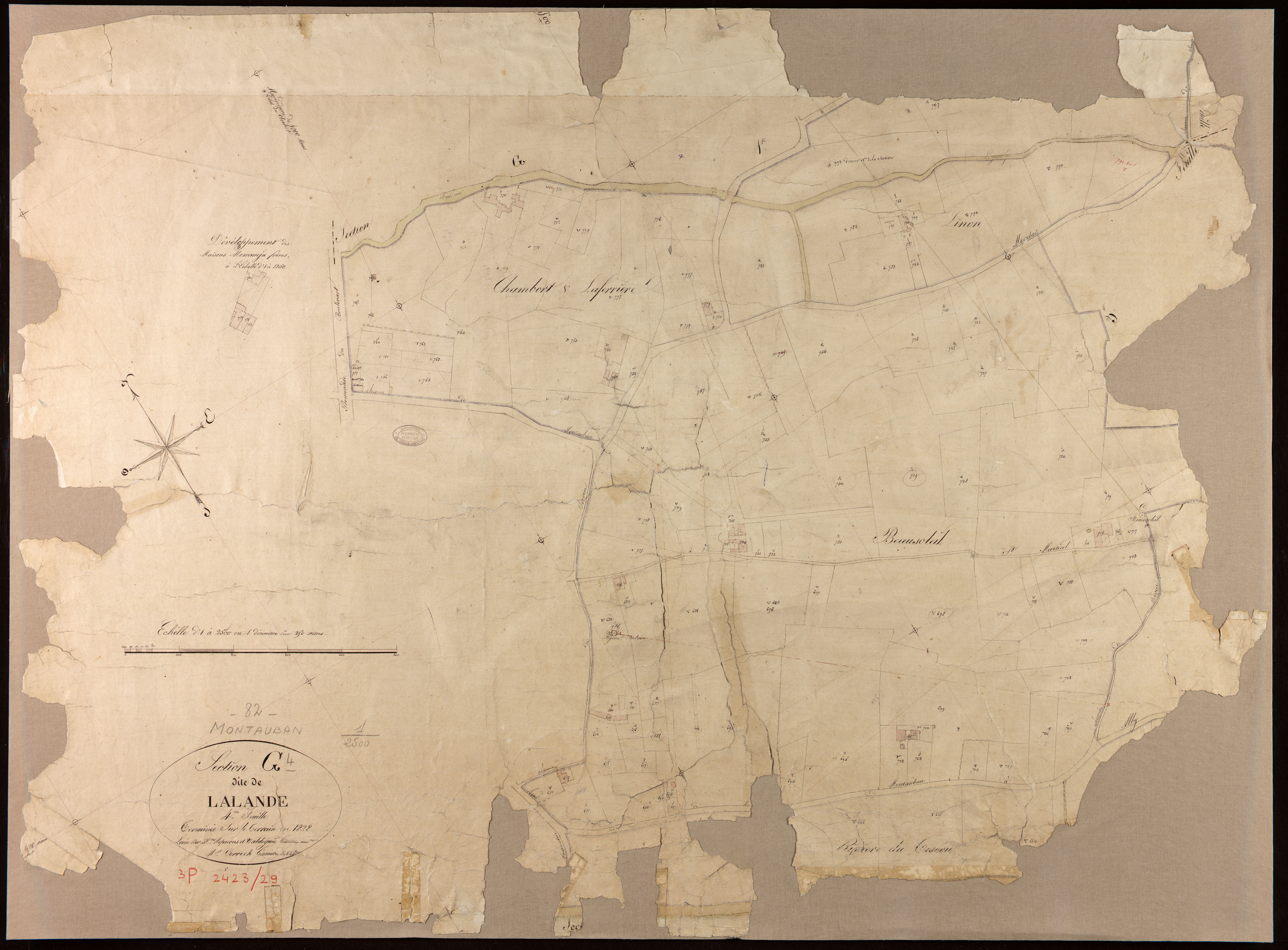 Montauban - Section G - Lalande, 4e feuille