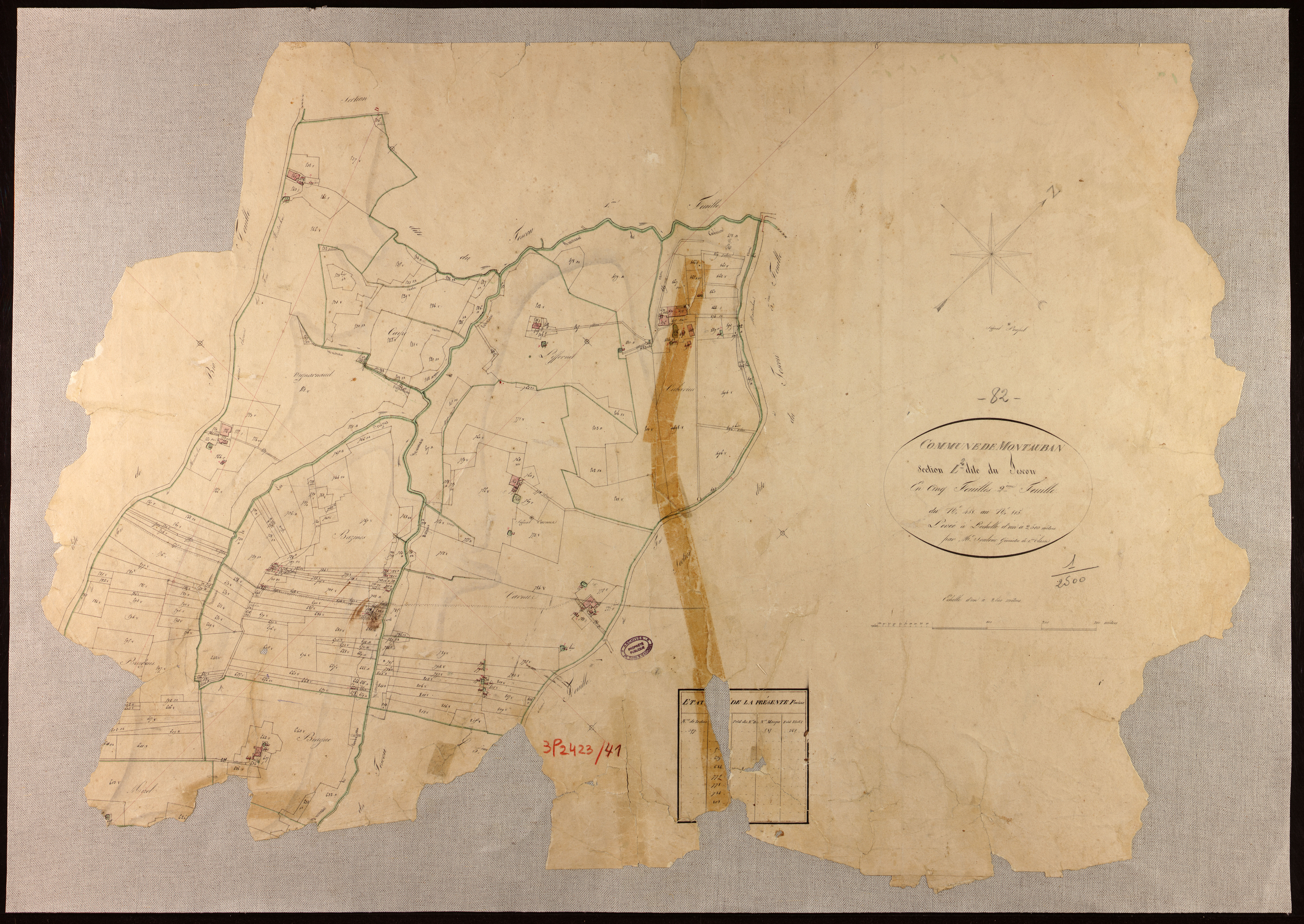 Montauban - Section L - Le Tescou, 2e feuille