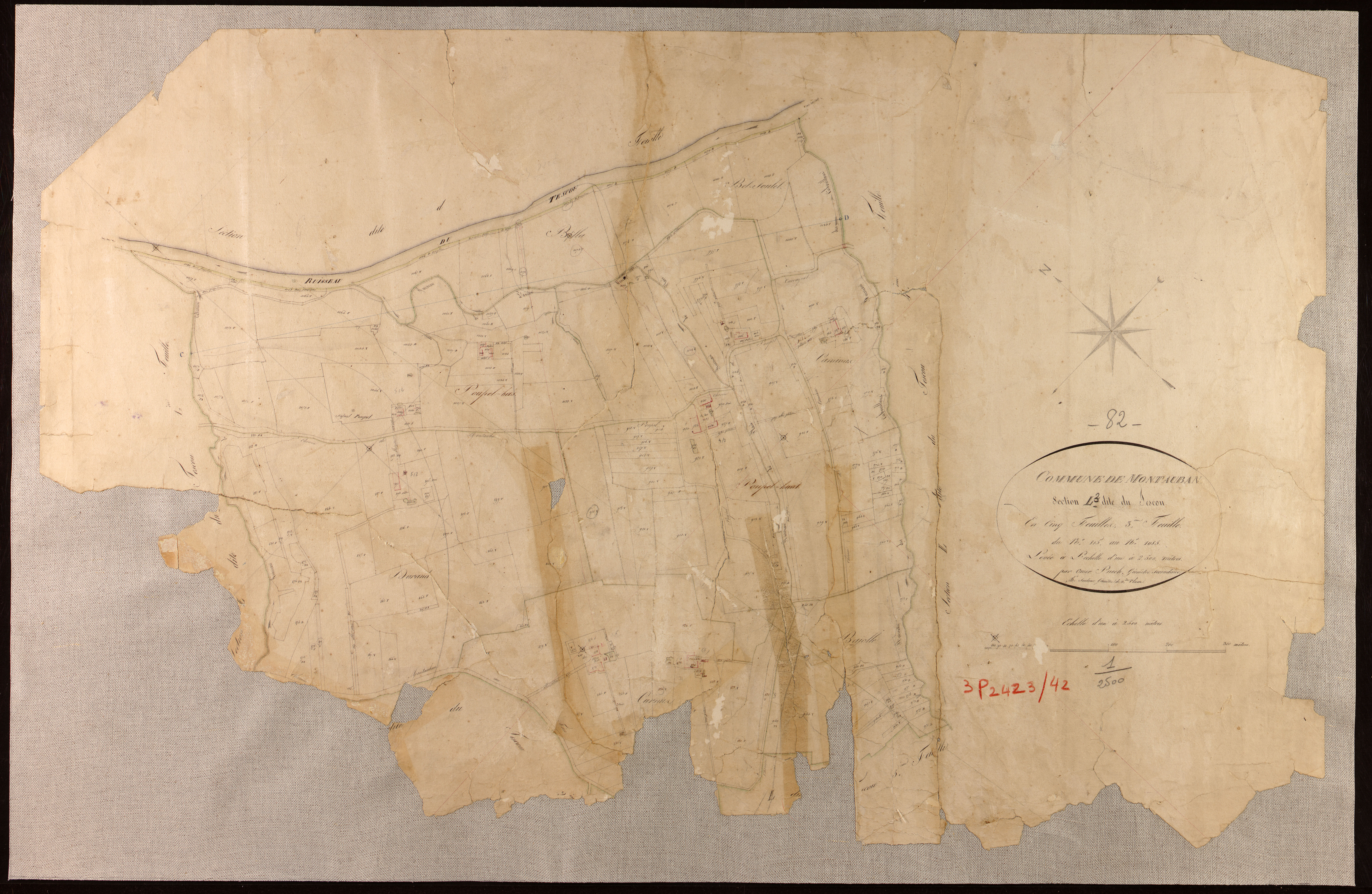 Montauban - Section L - Le Tescou, 3e feuille