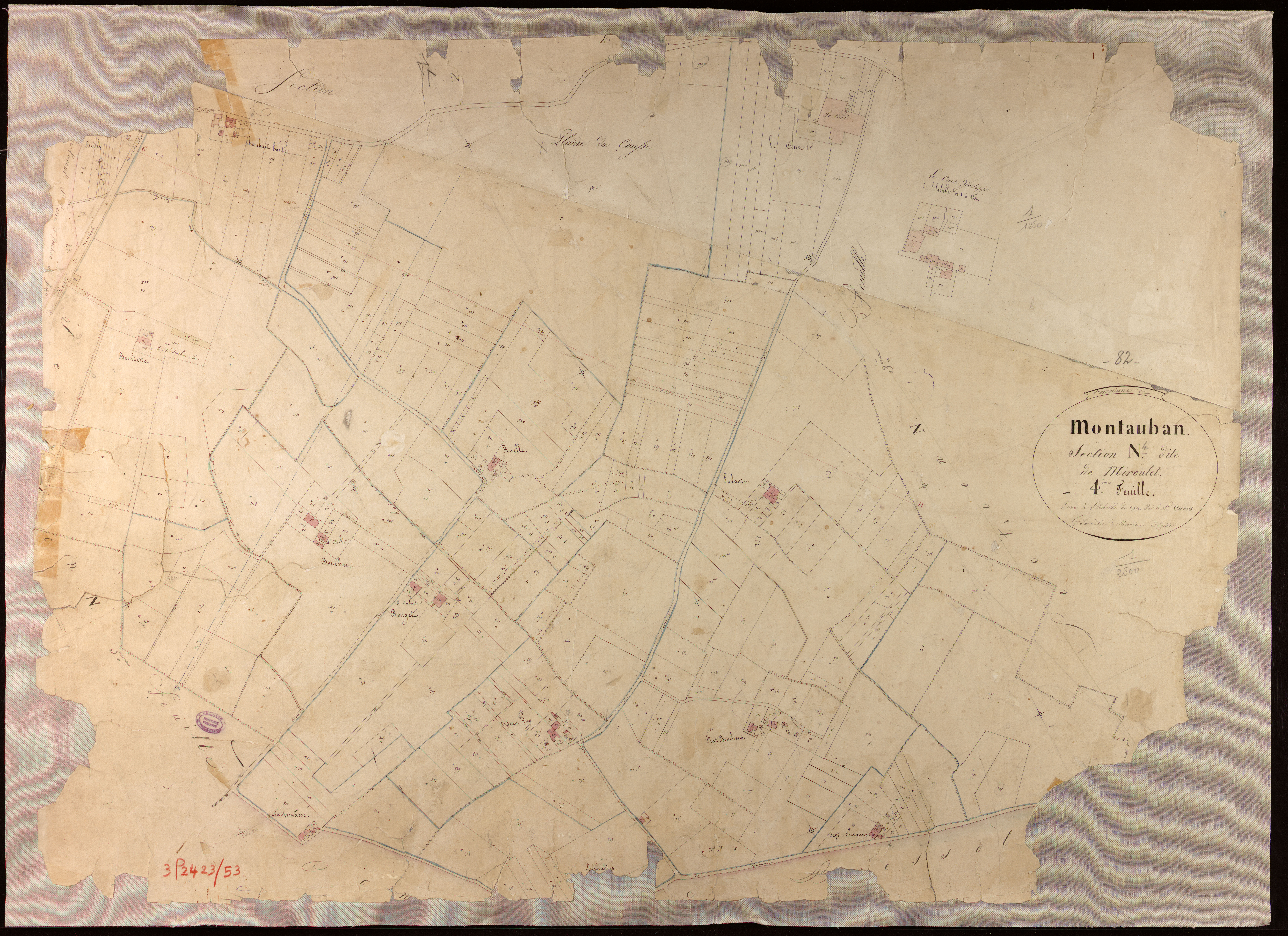 Montauban - Section N - Miroulet, 4e feuille