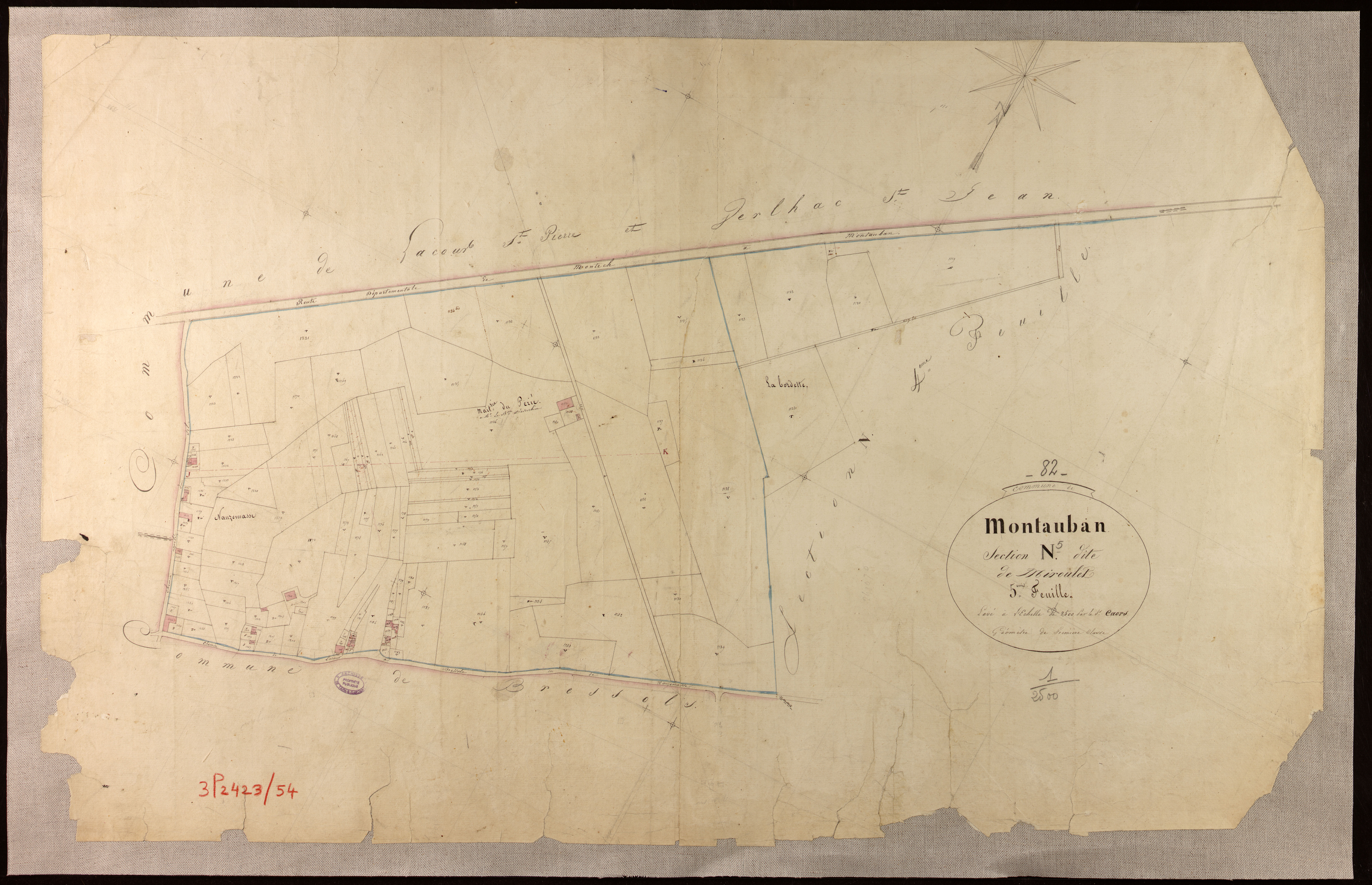 Montauban - Section N - Miroulet, 5e feuille