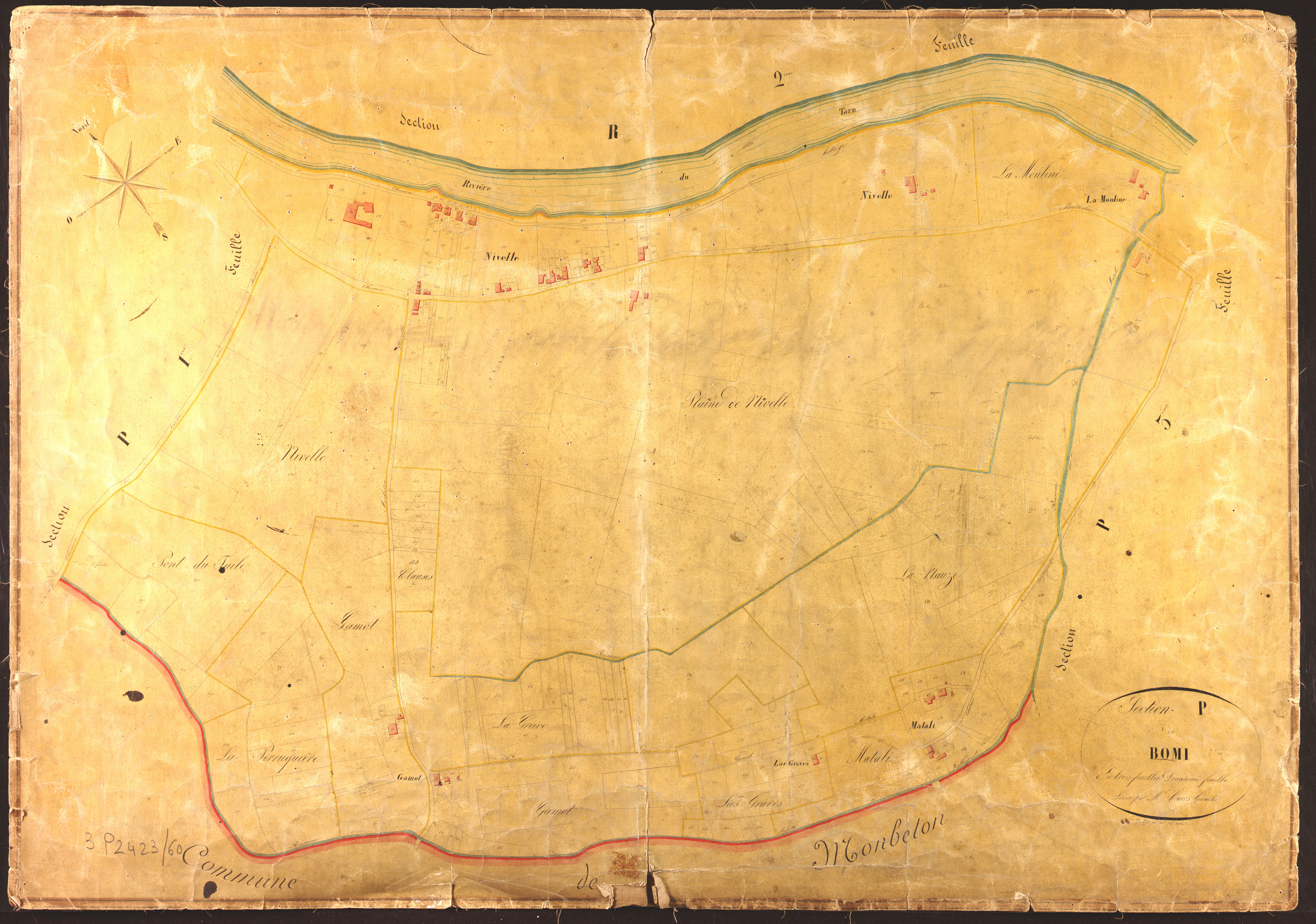 Montauban - Section P - Bomi, 2e feuille