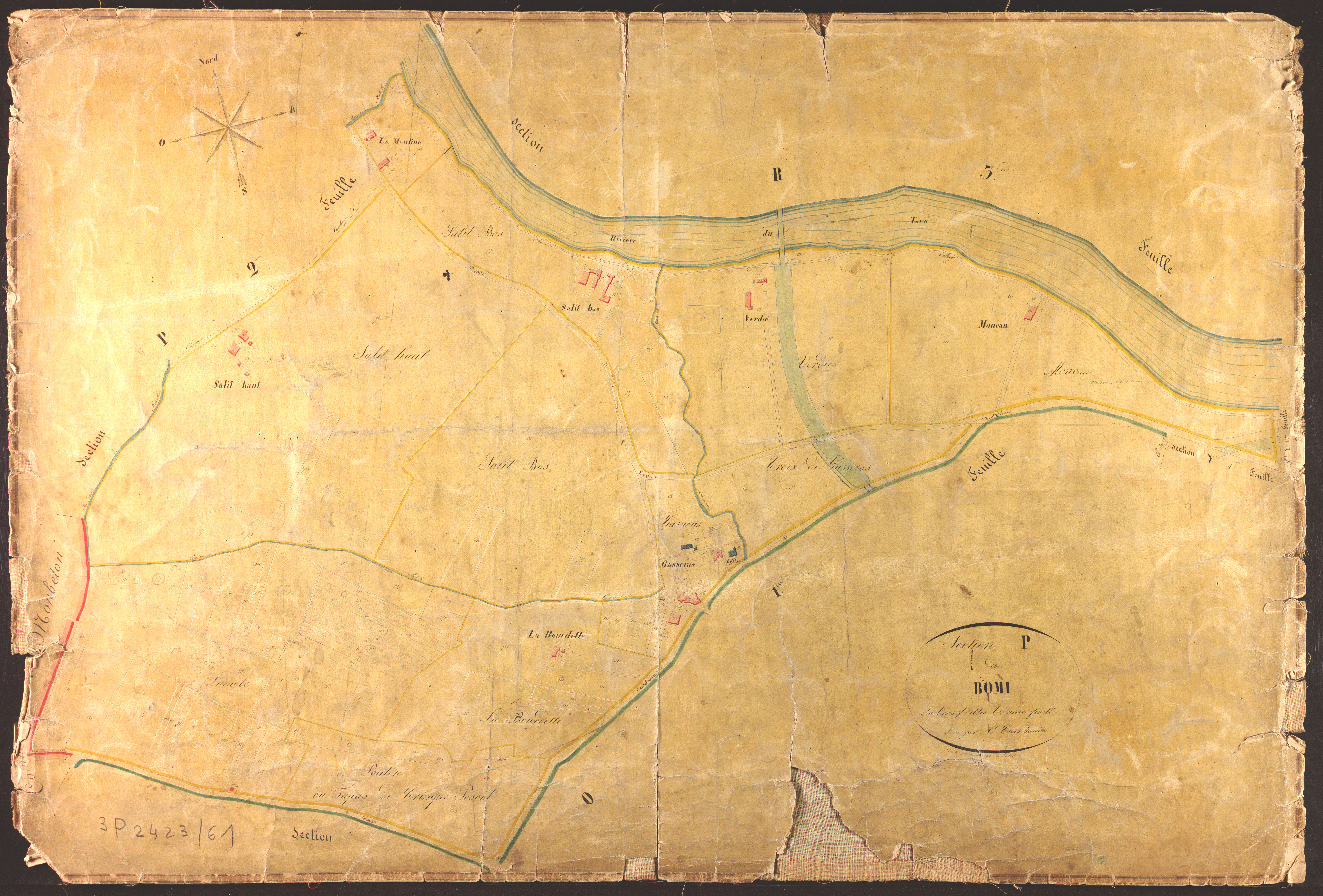 Montauban - Section P - Bomi, 3e feuille